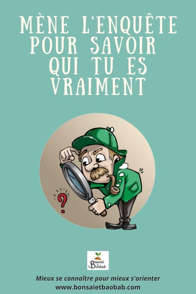 Mène l'enquête pour savoir qui tu es vraiment.