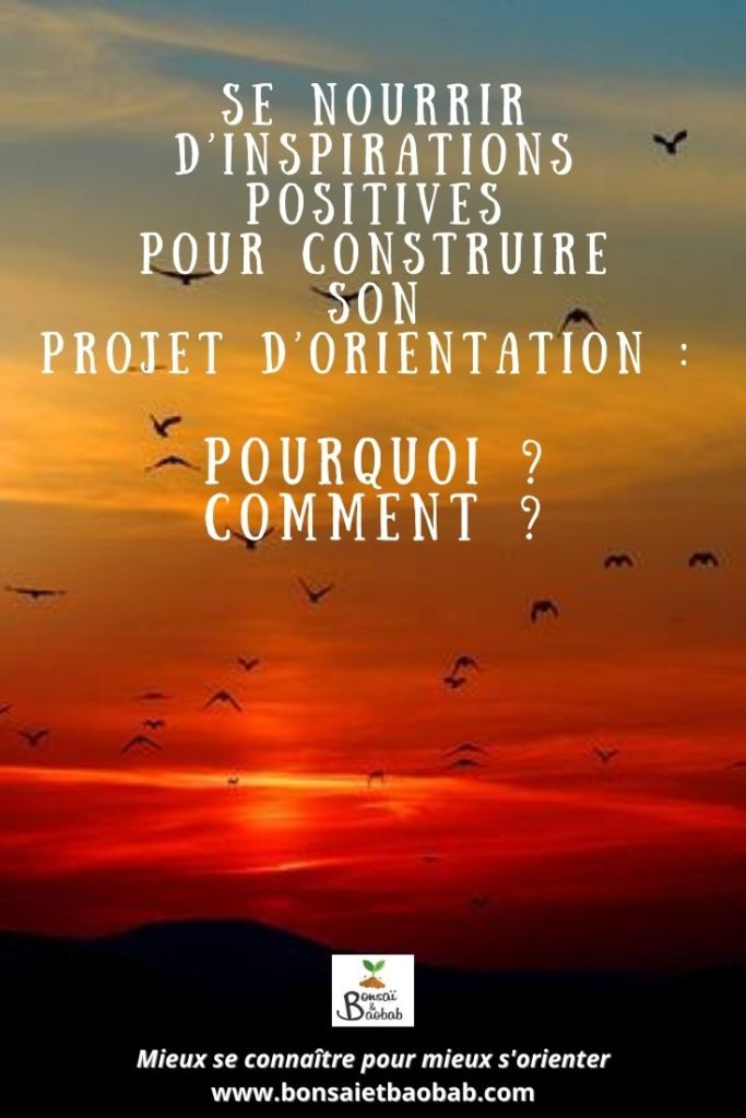 se nourrir d'inspiration positives pour construire con projet d'orientation : pourquoi ? comment ?